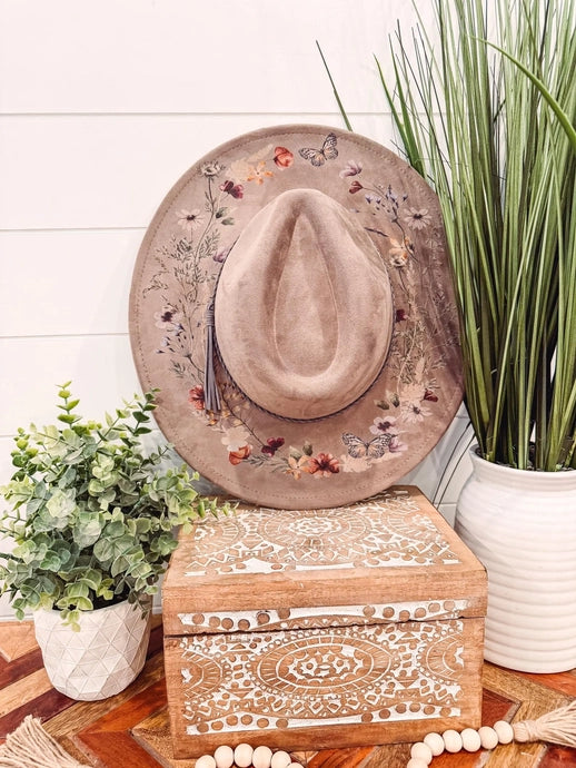 Wildflower Print Fedora