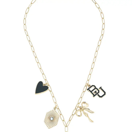 Baylor Bears Paper Clip Charm Collector Necklace