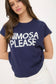 Mimosa Please Short Sleeve Sweater