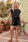 Game day Lounge Short Set - Scuba Contrast Stitch