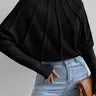 Turtleneck Long Sleeve Pullover Sweater