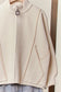 Cozy Cream Knit Zip-Up Jacket