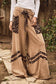 Curvy Acid Washed Wide Leg Pants - Black Washed