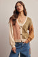Color Block Knit Cardigan