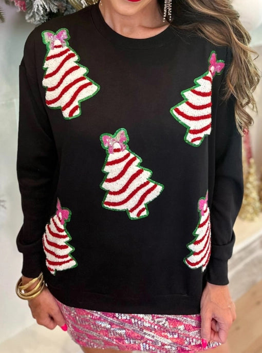 Christmas Tree Sequin Sweater