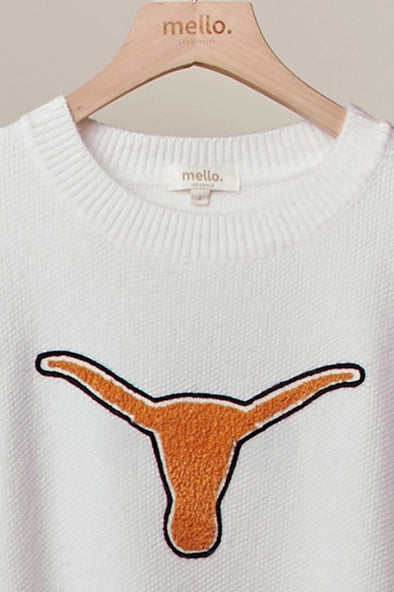 Texas Embroidery Over Size Sweater