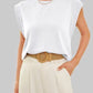 Round Neck Relaxed Basic Tee