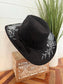 Black Floral Print Cowgirl
