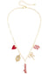 Houston Cougars Paper Clip Charm Collector Necklace