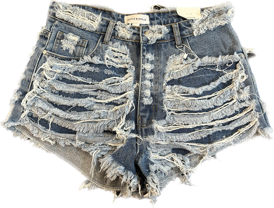 H&H Kaillyan Extreme Distressed Shorts