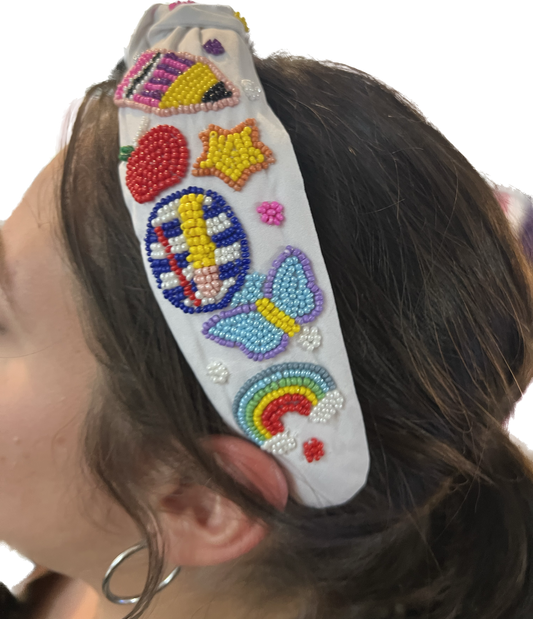 Teacher Beaded Headband