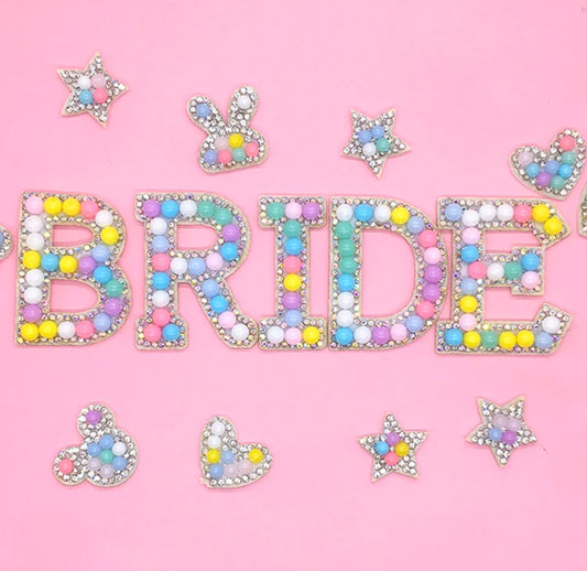 Macaroon Beaded DIY Letters