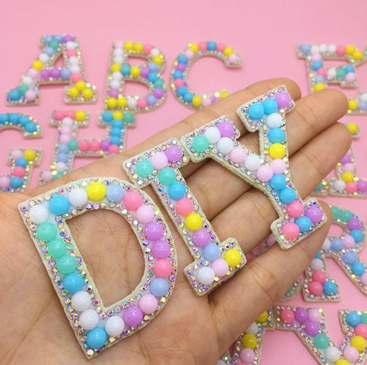 Macaroon Beaded DIY Letters